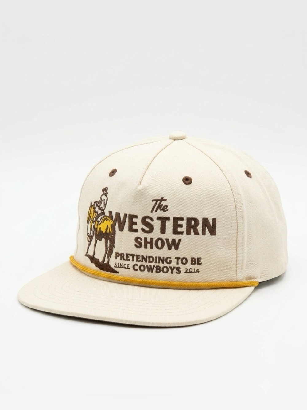 Sendero Provisions Co The Western Show Snapback Rope Hat Canvas Brown OS